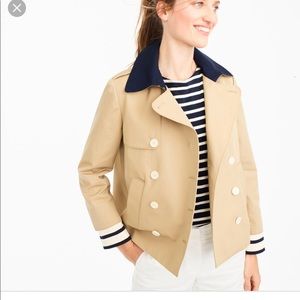 JCREW cropped trench coat